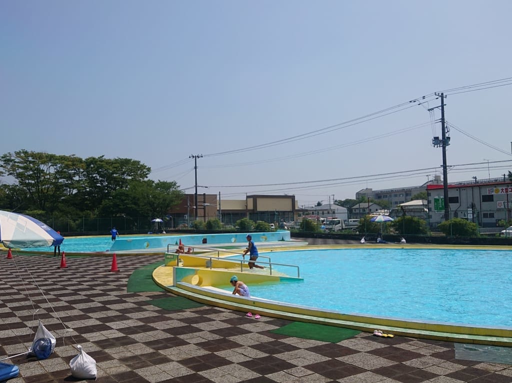小名浜市民プールの幼児プール